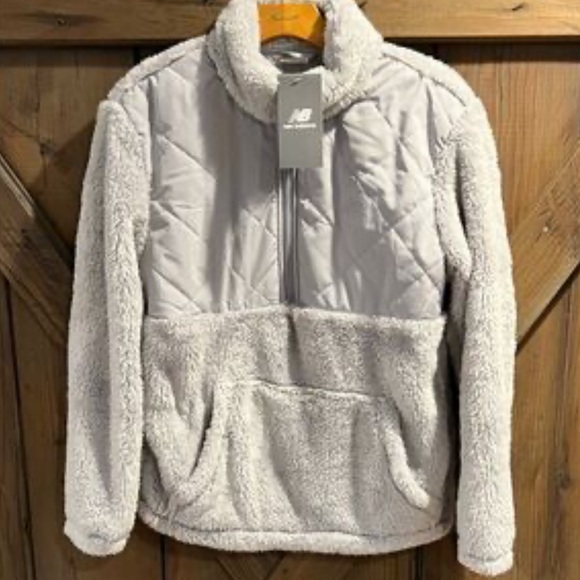 New Balance Jackets & Blazers - New Balance Gray Fleece Jacket